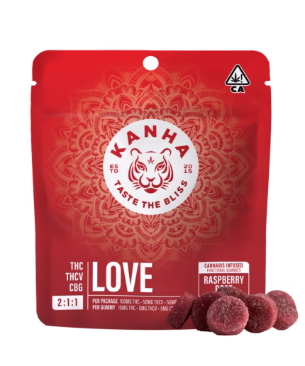 FX LOVE: Raspberry Rose 2:1:1 Gummies